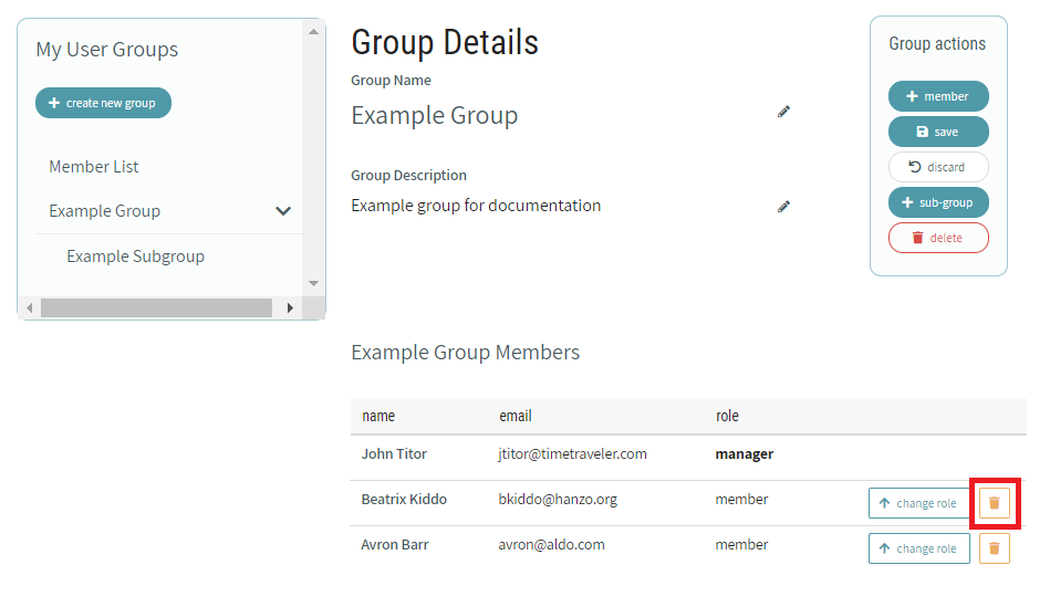 Remove Members